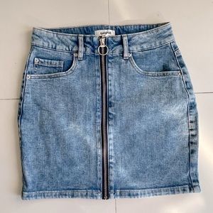 Garage Denim Skirt